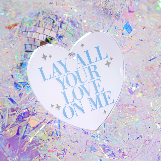 Lay All Your Love On Me - Mamma Mia Heart Bauble