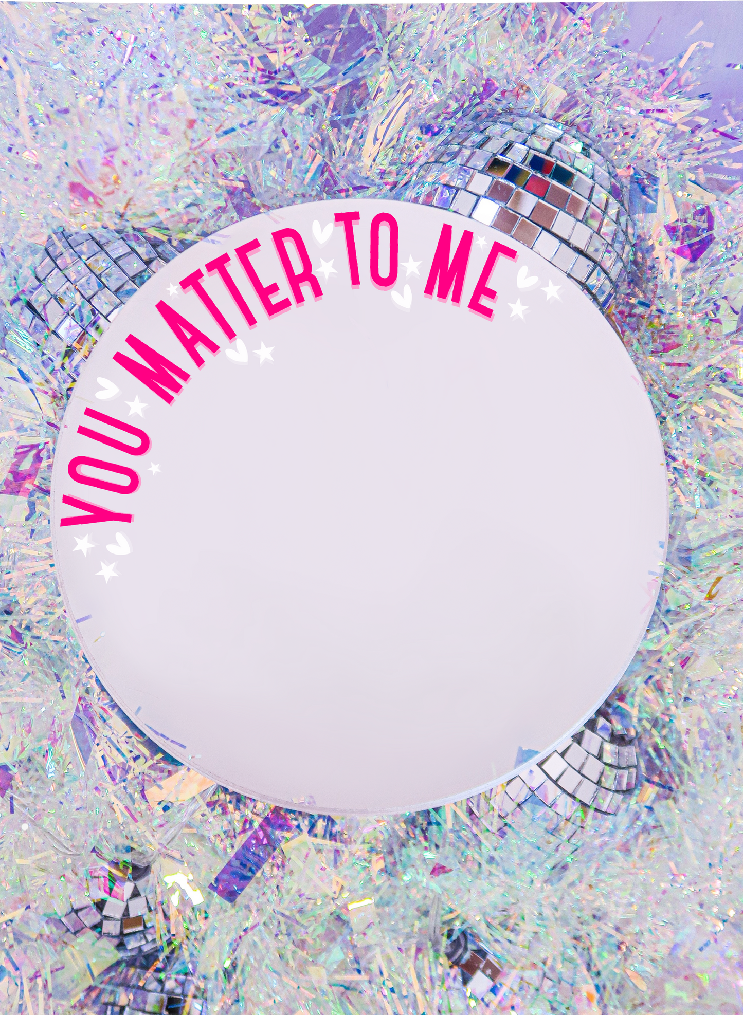 You Matter To Me - Waitress Mirror