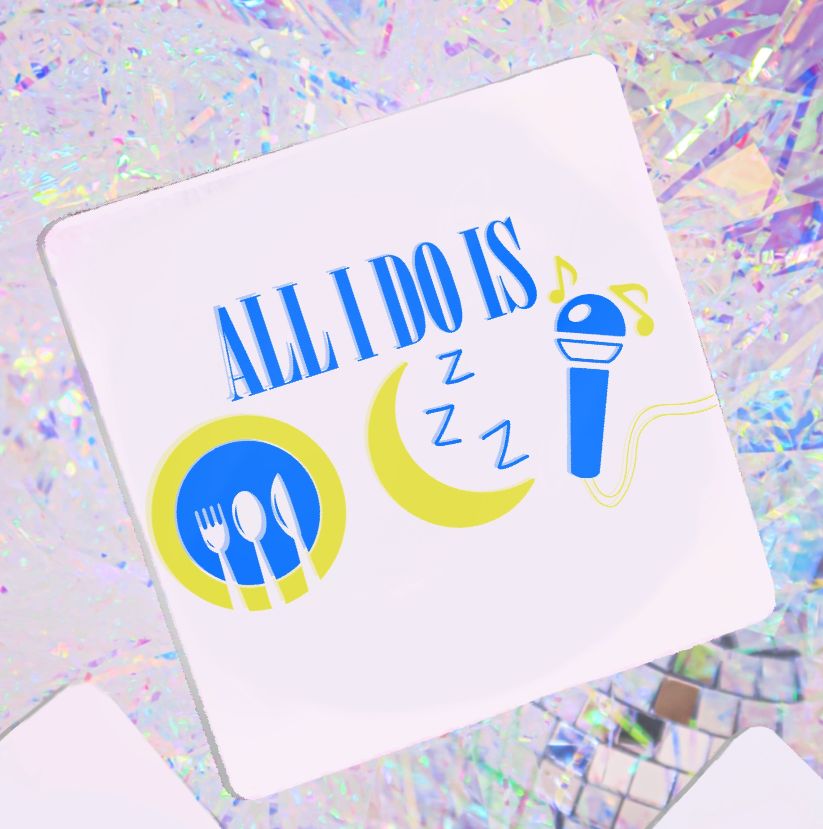 Eat Sleep And Sing - Mamma Mia Coaster